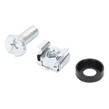Ic Intracom | Intellinet Cage Nut Set (100 Pack), M6 Nuts, Bolts and Washers,