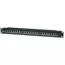 Ic Intracom | Intellinet Patch Panel, Cat6, FTP, 24Port, 1U, Shielded, 90° TopEntry