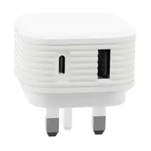 Juice | Juice JUI-MAINS-PD-PLUG-USBA/C-30W-ECO-WHT Universal White AC Indoor