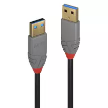 Lindy Cables | Lindy 3m USB 3.2 Type A Cable, 5Gbps, Anthra Line | In Stock