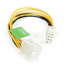 Internal Power Cables | StarTech.com 8in EPS 8 Pin Power Extension Cable | In Stock