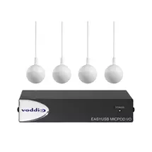 Audio Accessories | Vaddio EasyUSB MicPOD I/O with Four CeilingMICs (white)