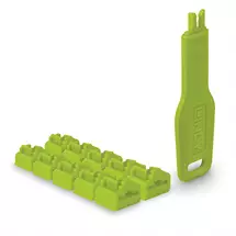 New Arrivals &amp; Just In | Lindy RJ45 Port Locks Green, 10x + 1 Key | In Stock