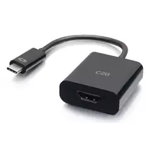 C2g  | C2G USB-C to HDMI Audio/Video Adapter Converter - 4K 60Hz - Black