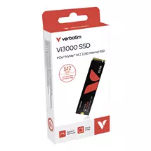 Hard Drives | Verbatim Vi3000 PCIe NVMe M.2 SSD 512GB | In Stock
