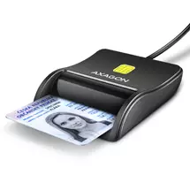 Axagon | Axagon CRE-SM3N USB-A Smart card/ID card FlatReader