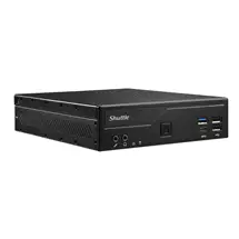 Barebones PCs | Shuttle Slim PC DH610 , S1700, 1x HDMI, 2x DP , 1x 2.5", 2x M.2, 2x