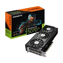 Gigabyte NVIDIA GeForce RTX 5070 Ti WINDFORCE OC V2 16GB GDDR7 Graphics Card, 8960 CUDA Cores, 2497 MHz Core Clock, Triple Fan, 3x DisplayPorts / 1x HDMI Port