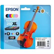 Epson Ink Cartridges | Epson 250XL Violin Claria Photo HD ink cartridge 6 pc(s) Original High
