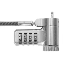 Cable Locks | Targus ASP96RGLX cable lock Silver 2 m | In Stock | Quzo UK