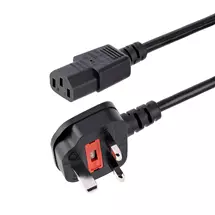 StarTech.com 10ft (3m) UK Computer Power Cable, 18AWG, BS 1363 to C13,