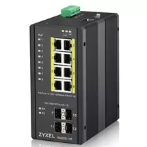Network Switches | Zyxel RGS20012P Managed L2 Gigabit Ethernet (10/100/1000) Power over