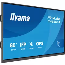 4K Ultra HD | iiyama TN8605AB1AG Signage Display Interactive flat panel 2.17 m