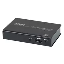 Aten | ATEN VS192, DisplayPort, 2x DisplayPort, 4096 x 2160 pixels, Black,