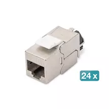 Digitus | Digitus CAT 6A Keystone module, shielded with intelligent cable