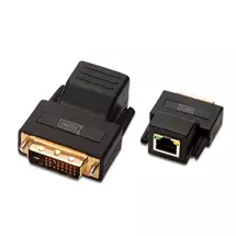 Digitus | Digitus DVI extender via CAT5 / CAT6. Connector 1: RJ45 F, Connector