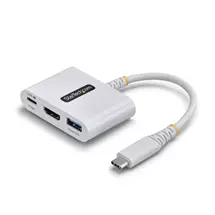 Laptop Docks & Port Replicators | StarTech.com USBC to HDMI Multiport Adapter with 140W PD Charging, 4K
