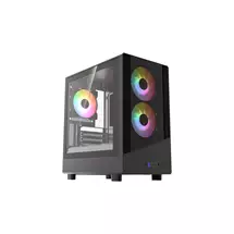 New Arrivals &amp; Just In | VIDA SPIRE M MATX BLACK GAMING CASE Micro Tower | In Stock