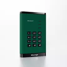 2.5" SATA Hard Drives | iStorage diskAshur³ SSD 512GB Green | Secure Portable Solid State