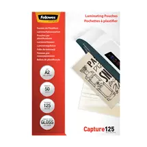 FELLOWES | Fellowes A2 Glossy 125 Micron Laminating Pouch - 50 pack