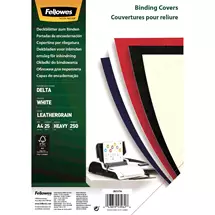 FELLOWES | Fellowes FSC Certified Leathergrain Covers | In Stock