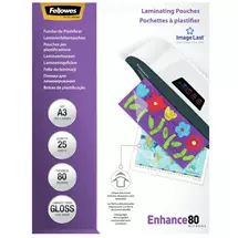 FELLOWES | Fellowes ImageLast A3 80 Micron Laminating Pouch - 25 pack