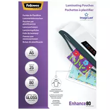 FELLOWES | Fellowes ImageLast A5 80 Micron Laminating Pouch - 25 pack