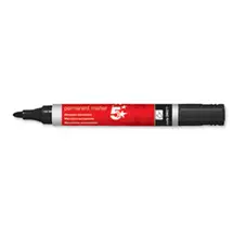 Permanent Markers | 5Star 296077 permanent marker Black 12 pc(s) | In Stock