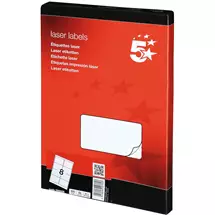 5Star | 5Star 296808 self-adhesive label Rectangle White 800 pc(s)