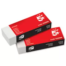 Erasers | 5Star 332896 eraser White | In Stock | Quzo UK