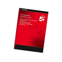 5Star | 5Star 504986 binding cover A4 PVC Transparent 100 pc(s)