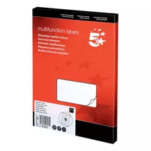 5Star | 5Star 903830 self-adhesive label Rectangle Permanent White 1600 pc(s)