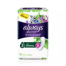 Top Brands | Always Discreet Normal Sanitary napkin 12 pc(s) | In Stock