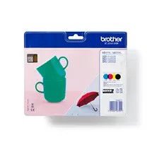 Brother Ink Cartridge | Brother LC227XLVALBP ink cartridge 4 pc(s) Original Black, Cyan,