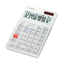 Casio Calculators | Casio JE-12E-WE calculator Desktop Basic White | In Stock