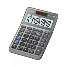 Casio Calculators | Casio MS-100FM calculator Desktop Basic Grey | In Stock