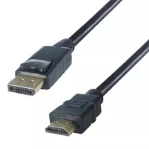 Connektg | connektgear 1m DisplayPort to HDMI Connector Cable  Male to Male Gold