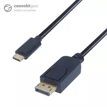 Connektg | connektgear 2m USB 3.1 Connector Cable Type C male to DisplayPort male