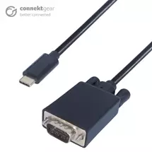 Connektg | connektgear 2m USB 3.1 Connector Cable Type C male to VGA male