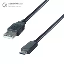Connektg | connektgear 2m USB Charge and Sync Connector Cable A Male to Type C