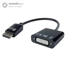 Connektg | connektgear DisplayPort to DVI-I Active Adapter - Male to Female