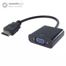 Connektg | connektgear HDMI to VGA Active Adapter - Male to Female (HDMI Source)