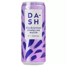 Da-Sh | Dash Water Sparkling Blackcurrant 330 ml | In Stock