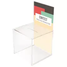 Cash Drawers | Deflecto 66001 cash/ticket box Polystyrene Transparent