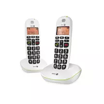 Telephones | Doro PhoneEasy 100w duo Caller ID White | In Stock