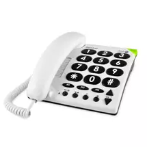 Telephones | Doro PhoneEasy 311c Analog telephone White | In Stock