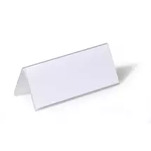 Durable | Durable 805019 non-metallic nameplate Transparent | In Stock