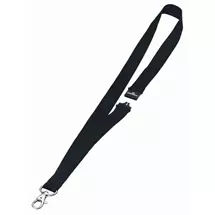 Durable | Durable Textile Badge Necklace/Lanyard 20 with Safety Release Black