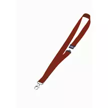 Durable | Durable Textile Badge Necklace/Lanyard 20 with Safety Release Red