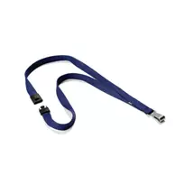 Straps | Durable Textile lanyard SOFT COLOUR midnight blue strap Badge holder